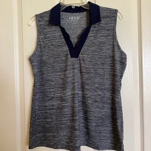 Izod Golf Top Navy Medium